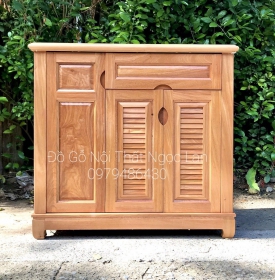 Tủ giày 3 cánh gỗ đinh hương 