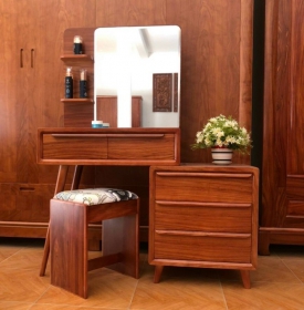 bàn trang điểm gỗ cẩm mẫu hiện đại , sang trọng 
