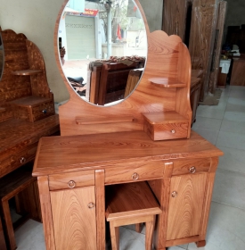 Bàn trang điểm gỗ hương đá gương hộp ,hiện đại B HX 05