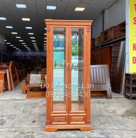 Tủ Rượu Vuông Gỗ Xoan Đào Cao Cấp 80cm Đẹp Sang Trọng TG 050
