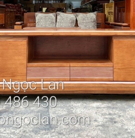 Kệ Ti Vi Gỗ Sồi Nga Lau Màu Hương Chân Xoắn 