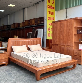 ComBo Phòng Ngủ Gỗ Cẩm Kiểu Nhật Cao Cấp 