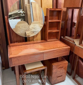 Bàn trang điểm gỗ hương đá kiểu hàn quốc - hiện đại