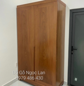 Tủ Áo Gỗ Xoan Đào 2 Cánh Hiện Đại Bền Đẹp 