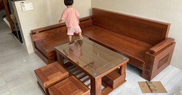 Top 22 + Mẫu Ghế Sofa Góc L Gỗ Giá Rẻ & Báo Giá 