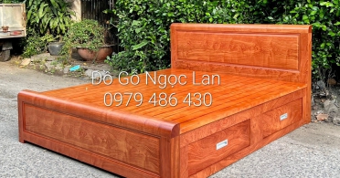 17 Mẫu Giường Gỗ Hương Cao Cấp ,Giá Rẻ Đẹp 2023