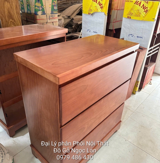 Tủ Ngăn kéo Gỗ Xoan Đào 80cm, Tủ Quần Áo Em Bé 