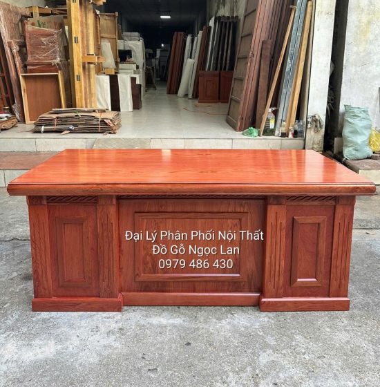 Bàn Làm Việc Gỗ Hương Đá 