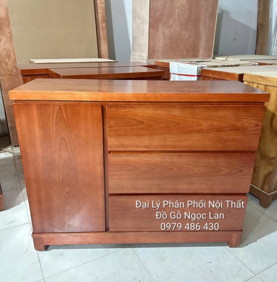 Tủ Nhật Gỗ Xoan Đào Đa Năng Cho Phòng Ngủ Và Phòng Khách 1m, 1m2