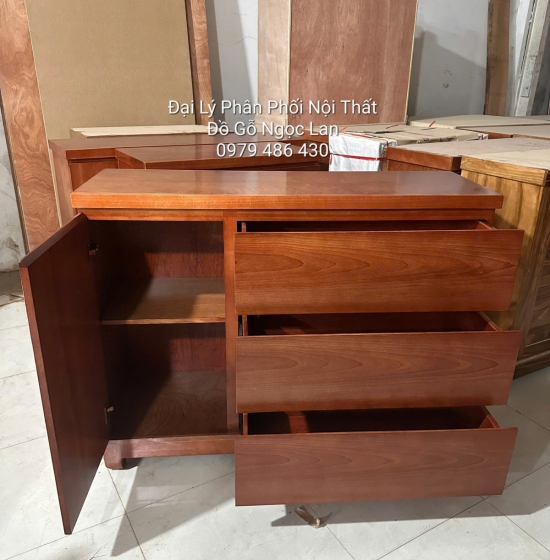 Tủ Nhật Gỗ Xoan Đào Đa Năng Cho Phòng Ngủ Và Phòng Khách 1m, 1m2