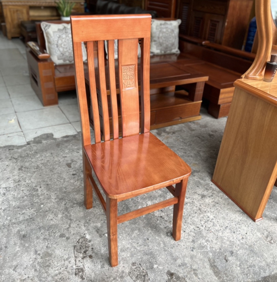 Bộ bàn ăn 4 ghế gỗ xoan đào BA XD 08