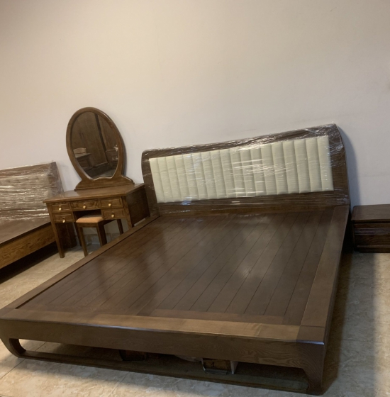 Giường ngủ gỗ sồi mẫu nhật hiện đại G GS 06