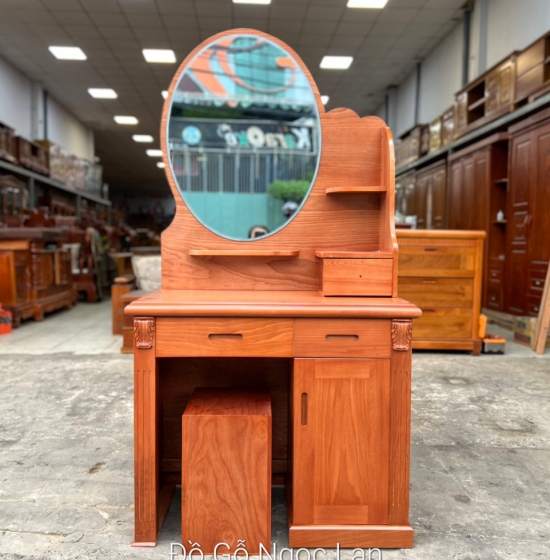 Bàn trang điểm gỗ hương đá mẫu hiện đại B HD 04