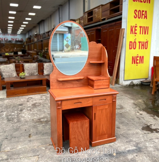 Bàn trang điểm gỗ hương đá mẫu hiện đại B HD 04