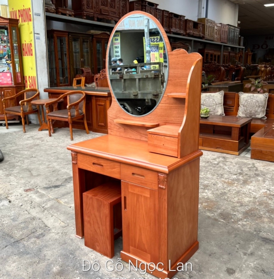 Bàn trang điểm gỗ hương đá mẫu hiện đại B HD 04