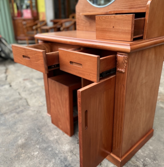 Bàn trang điểm gỗ hương đá mẫu hiện đại B HD 04