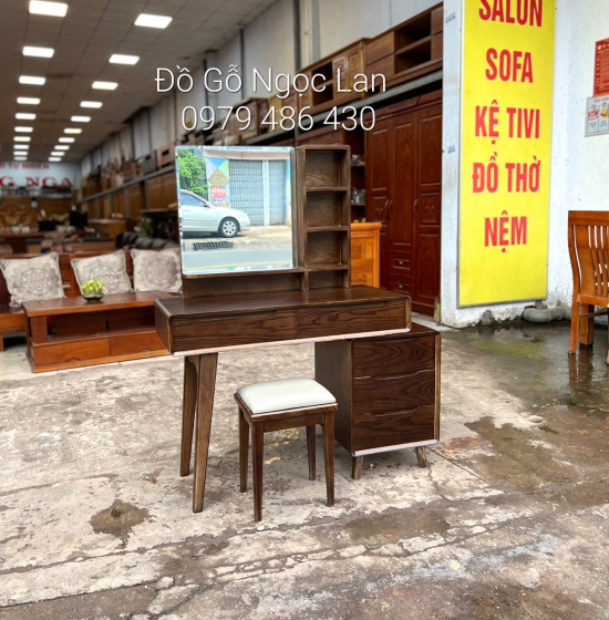 Bàn phấn gỗ sồi sang trọng , hiện đại 