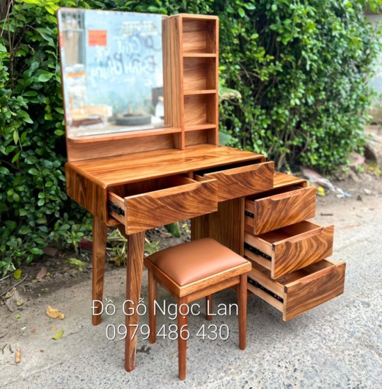 Bàn trang điểm gỗ hương xám hiện đại , sang trọng B HX  05