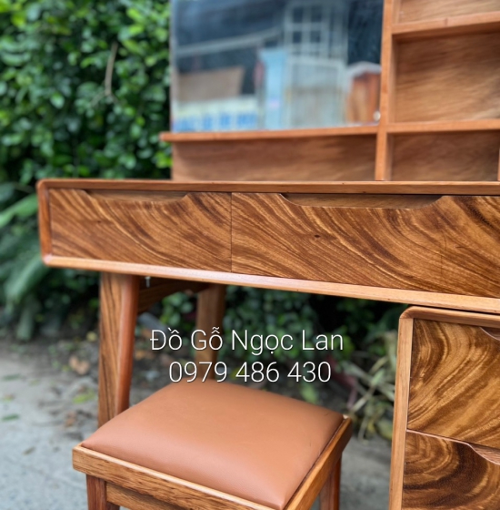 Bàn trang điểm gỗ hương xám hiện đại , sang trọng B HX  05