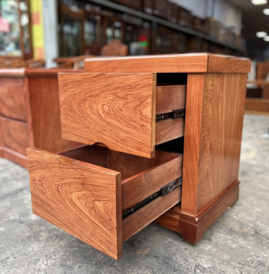 Tủ táp đầu giường gỗ hương đá - hiện đại 