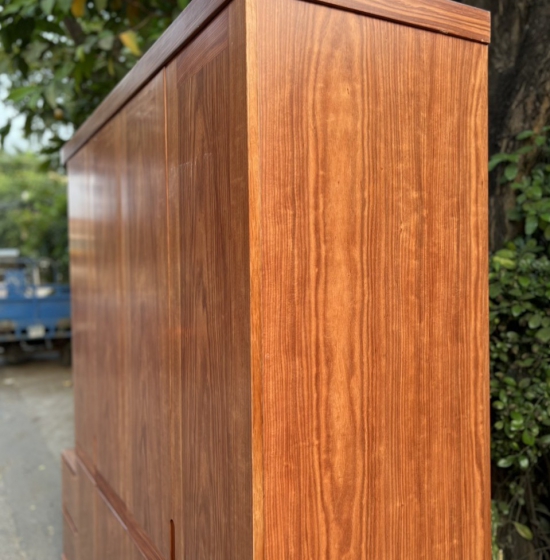 Combo nội thất phòng ngủ gỗ cẩm tự nhiên - mẫu hiện đại 