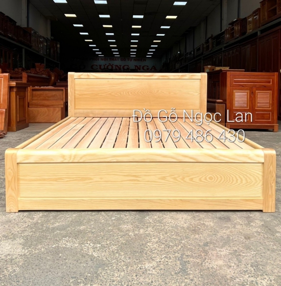 Giường ngủ gỗ sồi nga vạt lan - mẫu chơn 
