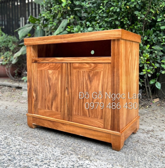 Kệ Ti Vi Gỗ Hương Xám Đơn Giản 80cm Và 1m Giá Rẻ 