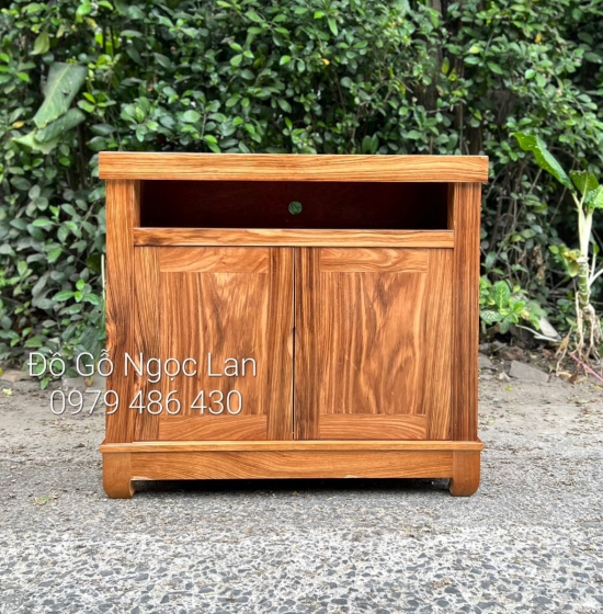 Kệ Ti Vi Gỗ Hương Xám Đơn Giản 80cm Và 1m Giá Rẻ 
