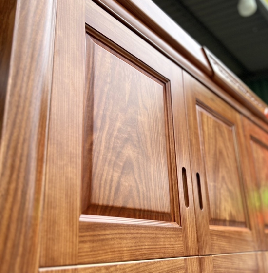 Tủ Quần Áo Gỗ Cẩm 5 Cánh 2 Tầng 