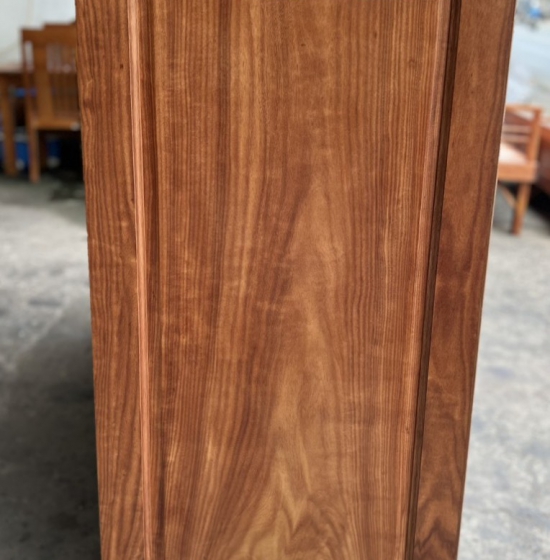 TỦ QUẦN ÁO GỖ CẨM VÂN 5 CÁNH 2 TẦNG - KÉT ÂM - HIỆN ĐẠI 