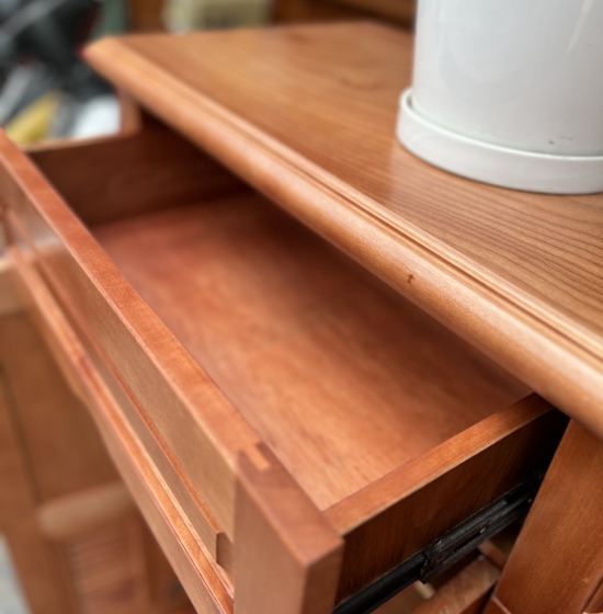 Tủ Giầy Dép Gỗ Xoan Đào Tự Nhiên 4 Cánh Hiện Đại TG 019