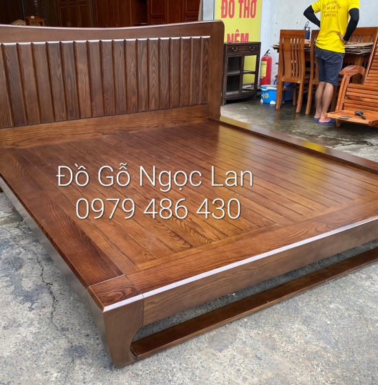 Giường Ngủ kiểu Nhật Chân Quỳ Gỗ Sồi Đẹp ,Hiện Đại ,Sang Trọng 
