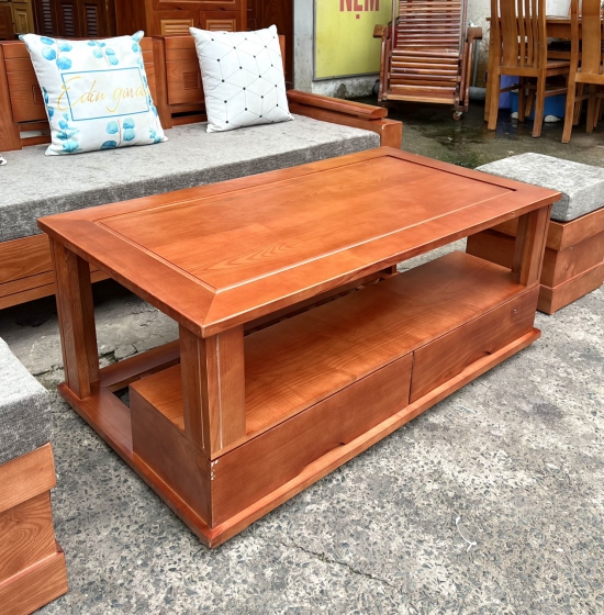 SOFA VĂNG GỖ SỒI NGA GIÁ RẺ KÈM NỆM 4 CHI TIẾT 