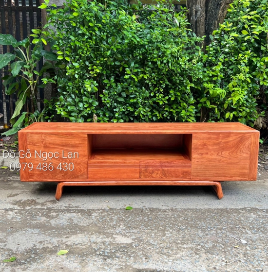 KỆ TIVI GỖ HƯƠNG ĐÁ CHÂN XOẮN CAO CẤP 