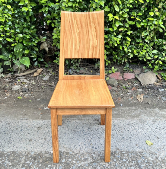 BÀN ĂN GỖ GÕ ĐỎ 4 GHẾ MẶT NGUYÊN KHỐI - HIỆN ĐẠI