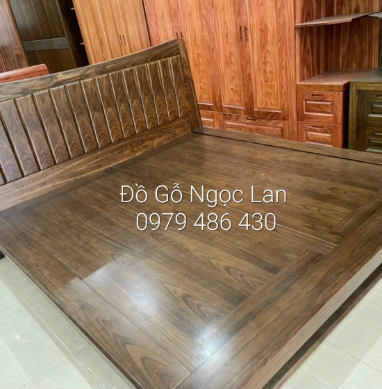 GIƯỜNG NGỦ GỖ MUN KIỂU NHẬT CHÂN QUỲ HIỆN ĐẠI - SANG TRỌNG 