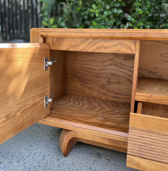 Kệ TiVi Gỗ Sồi Nga 2m Hiện Đại Lau Màu Sơn Inchem Cao Cấp 