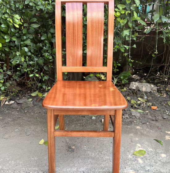 BÀN ĂN GỖ XOAN ĐÀO 6 GHẾ - MẶT LIỀN 1M6 BA 0051