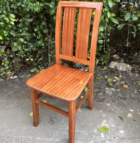 BÀN ĂN GỖ XOAN ĐÀO 6 GHẾ - MẶT LIỀN 1M6 BA 0051