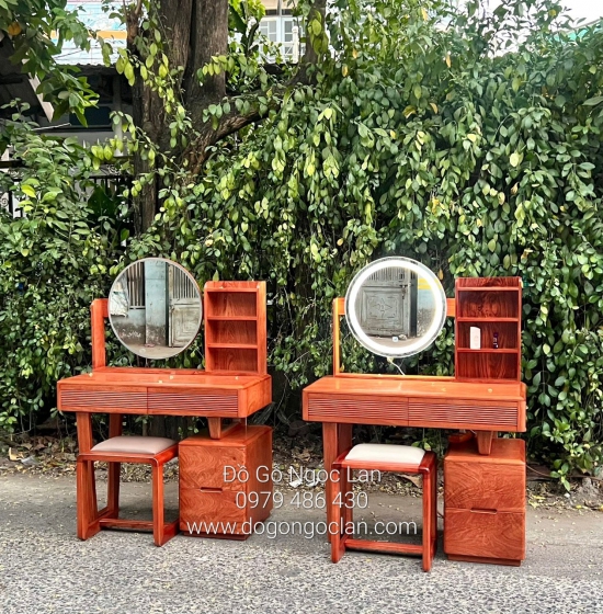  Bàn Trang Điểm Gỗ Hương Đá Tự Nhiên 1m BP 280