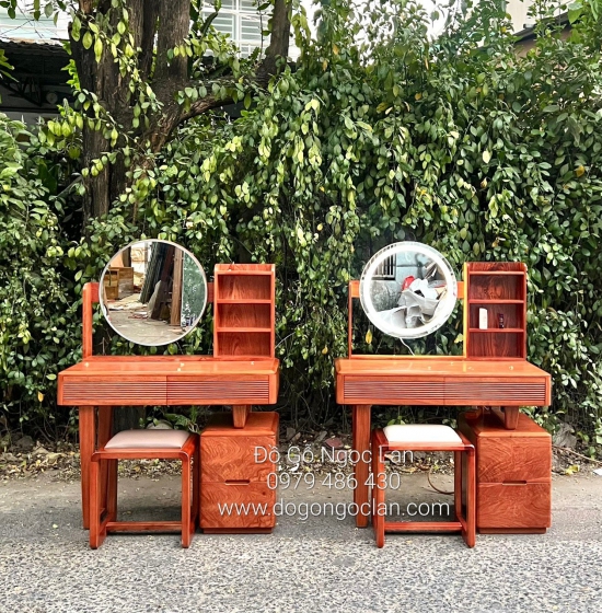  Bàn Trang Điểm Gỗ Hương Đá Tự Nhiên 1m BP 280