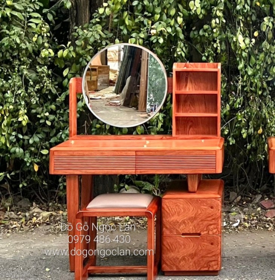  Bàn Trang Điểm Gỗ Hương Đá Tự Nhiên 1m BP 280