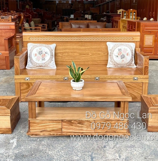 GIƯỜNG GẤP GỌN GỖ HƯƠNG XÁM KẾT HỢP BÀN ĐÔN TIỆN ÍCH 