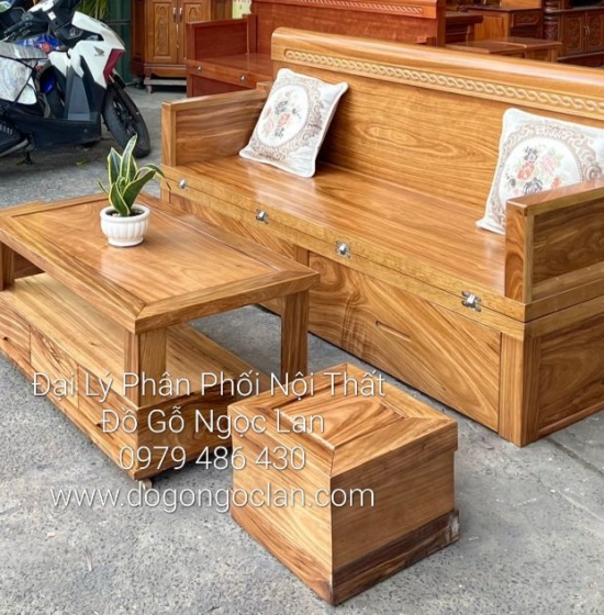 GIƯỜNG GẤP GỌN GỖ HƯƠNG XÁM KẾT HỢP BÀN ĐÔN TIỆN ÍCH 