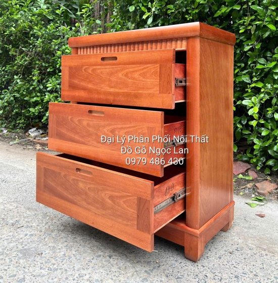 Tủ Nhật Ngăn Kéo Đa Năng Gỗ Xoan Đào 80cm 