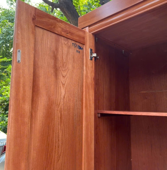 Tủ Quần Áo Gỗ Xoan Đào 4 Cánh Mẫu Trơn - Hiện Đại