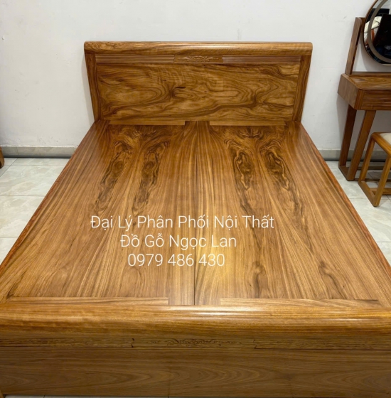 Combo Phòng Ngủ Gỗ Hương Xám Cao Cấp Hiện Đại 3 Món 