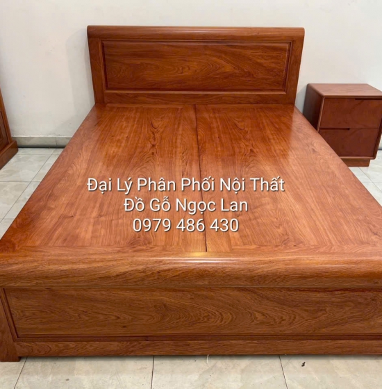 Nội Thất Combo Phòng Ngủ Gỗ Hương Đá 3 Chi Tiết Đơn Giản, Hiện Đại 