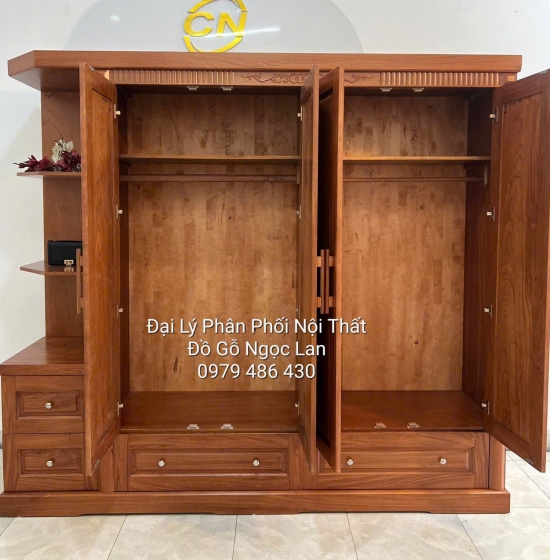 Combo Nội Thất Phòng Ngủ Gỗ Hương Đá Thiết Kế Hiện Đại, Trẻ Trung